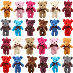 Haconba mini teddy bear 4.7 inch keychain plush for cute, portable decor