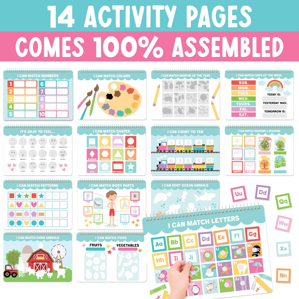 Hadley Designs Interactive pieces set supports fine motor development during play