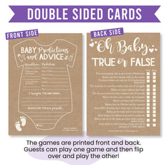 Hadley Designs true or false card energizing guests with quick prompts.