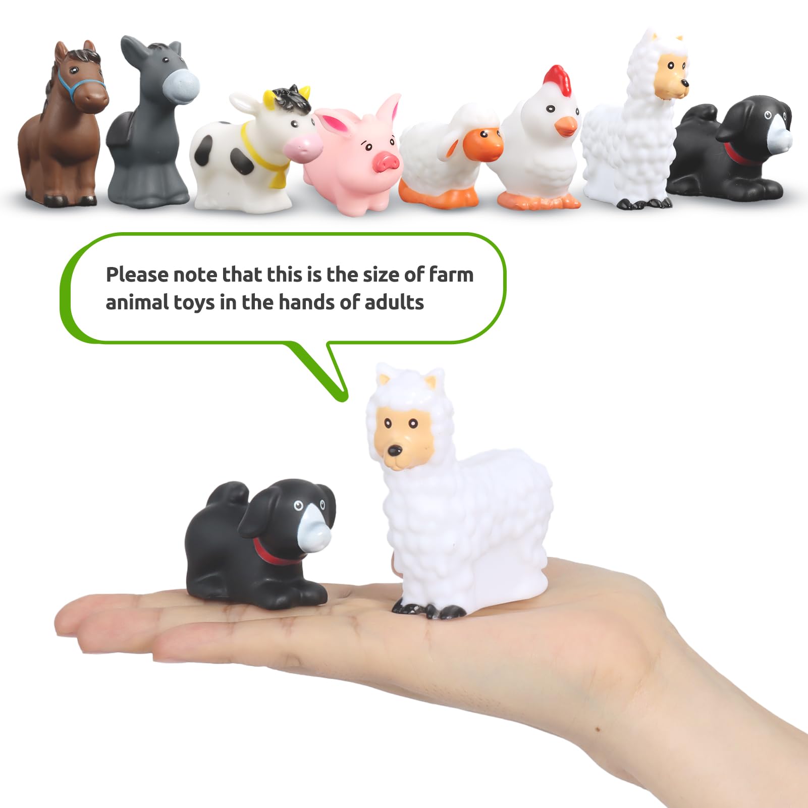 HAFTIK farm animal toy llama sparks imaginative storytelling and sensory exploration