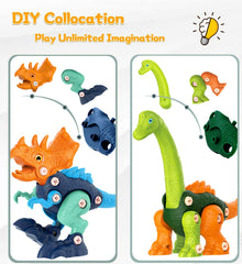 HAFUZIYN cyan Velociraptor take apart for curious minds