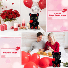 Hagusahuo black cat plush gift-ready packaging makes gifting simple.