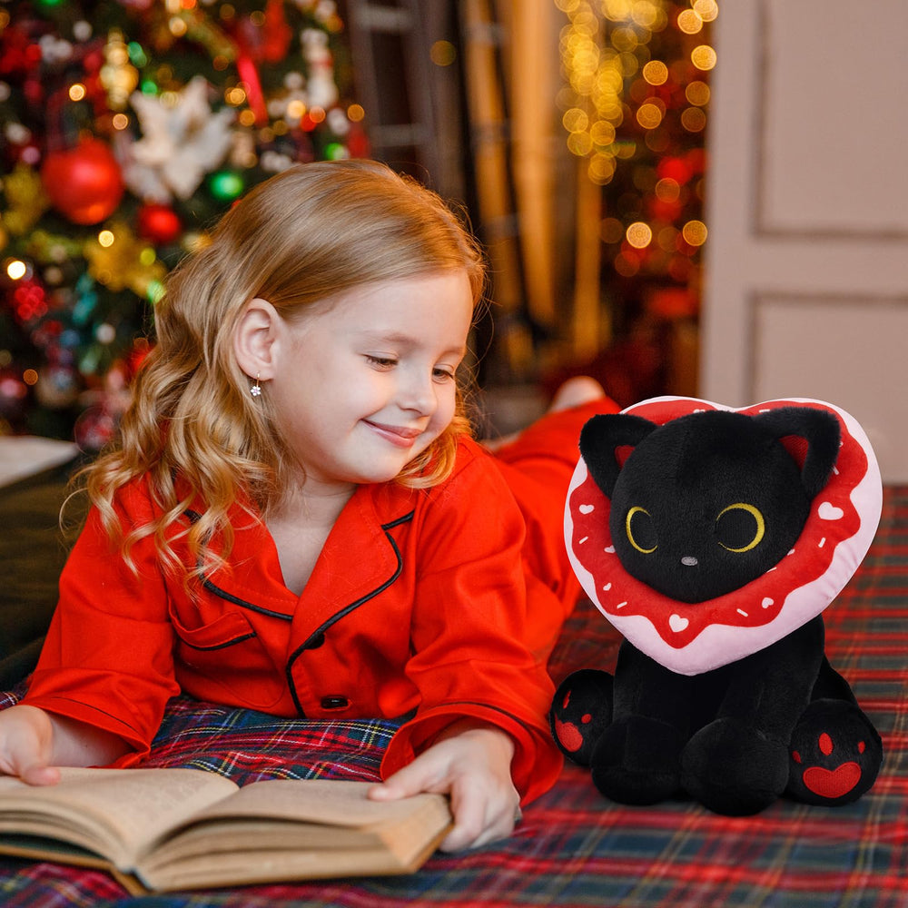 Hagusahuo Valentines donut headband plush, perfect gift for hugs