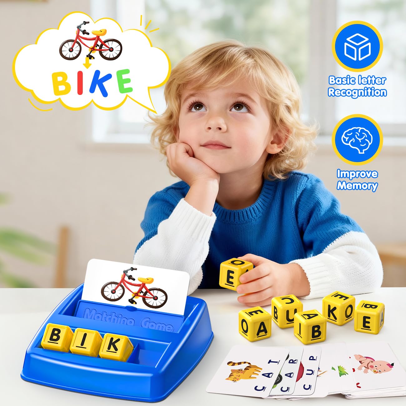 HahaGift learning tray keeps activities organized during focused practice.