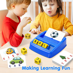 HahaGift letter cubes help kids build spelling skills through hands-on play.
