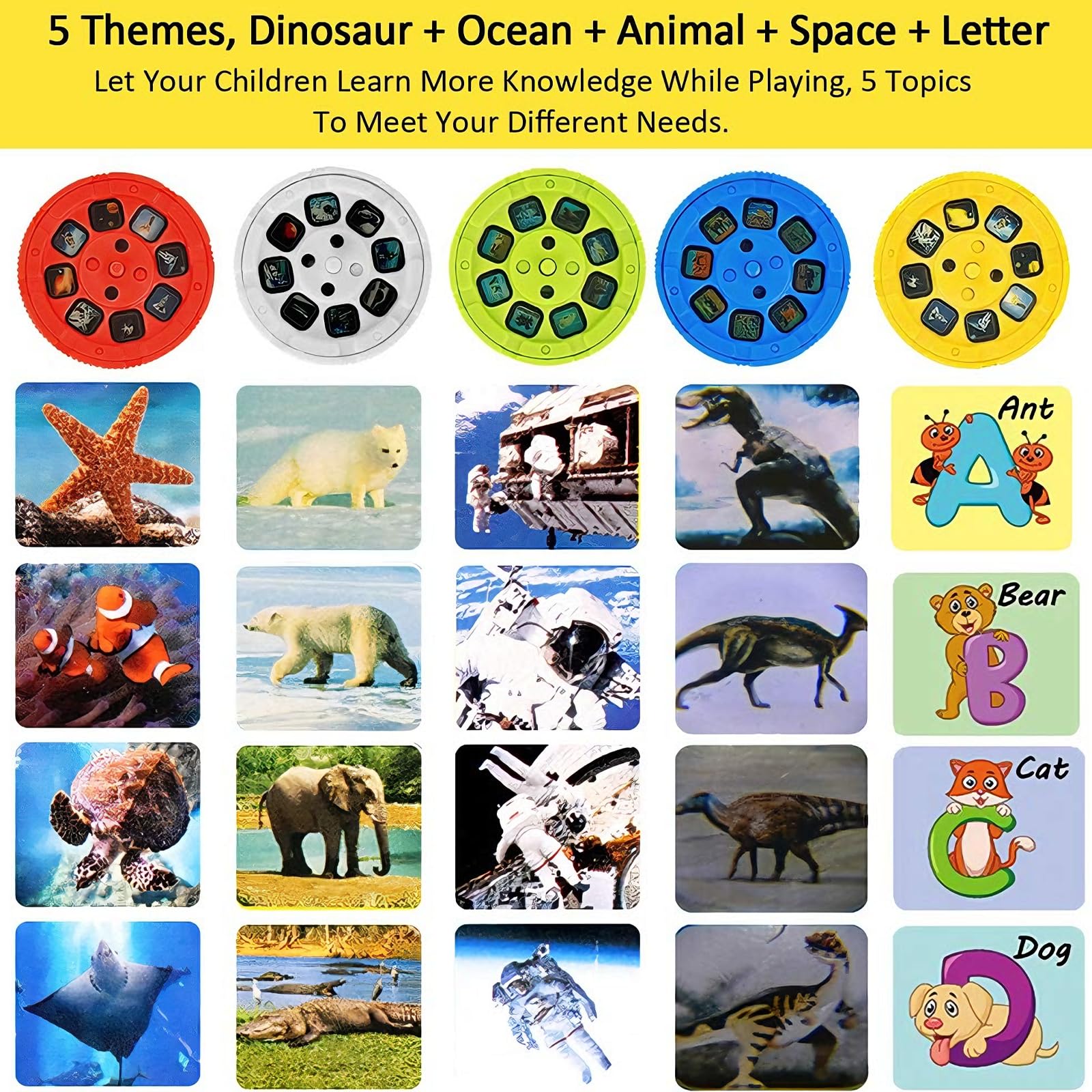 HahaGo Torch Projector ocean scene to spark curiosity about marine life