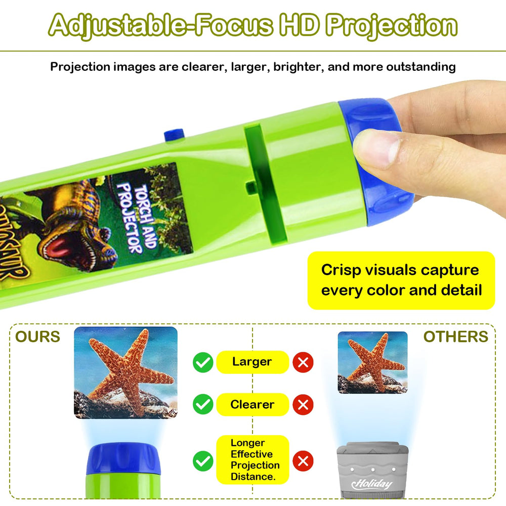 HahaGo Torch Projector five themes for versatile night-light play