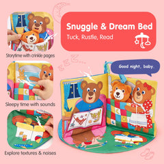 Hahaland Baby Book peekaboo flaps foster object permanence during play