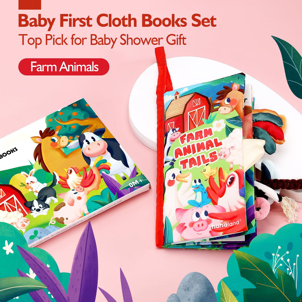 hahaland baby books crinkly pages for gentle auditory stimulation