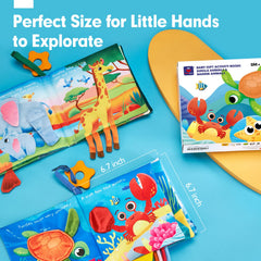 Hahaland cloth pages stay gentle and chew-safe