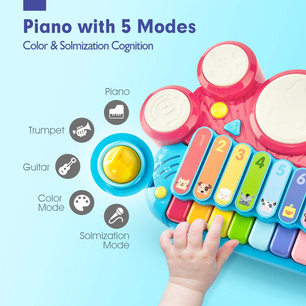 Hahaland baby musical toy whack-a-mole game supports timing and coordination