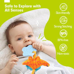 Hahaland baby-safe materials offer gentle touch and easy cleaning