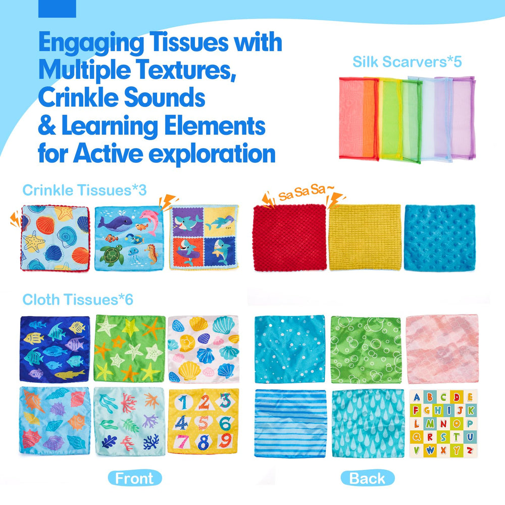 Hahaland toy features bright colors to support visual tracking and engagement