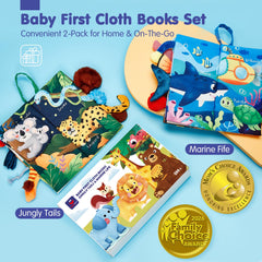 Hahaland baby toy 3D tails texture variety supports tactile exploration.