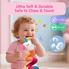 hahaland ice-cream plush toy that jingles during movement