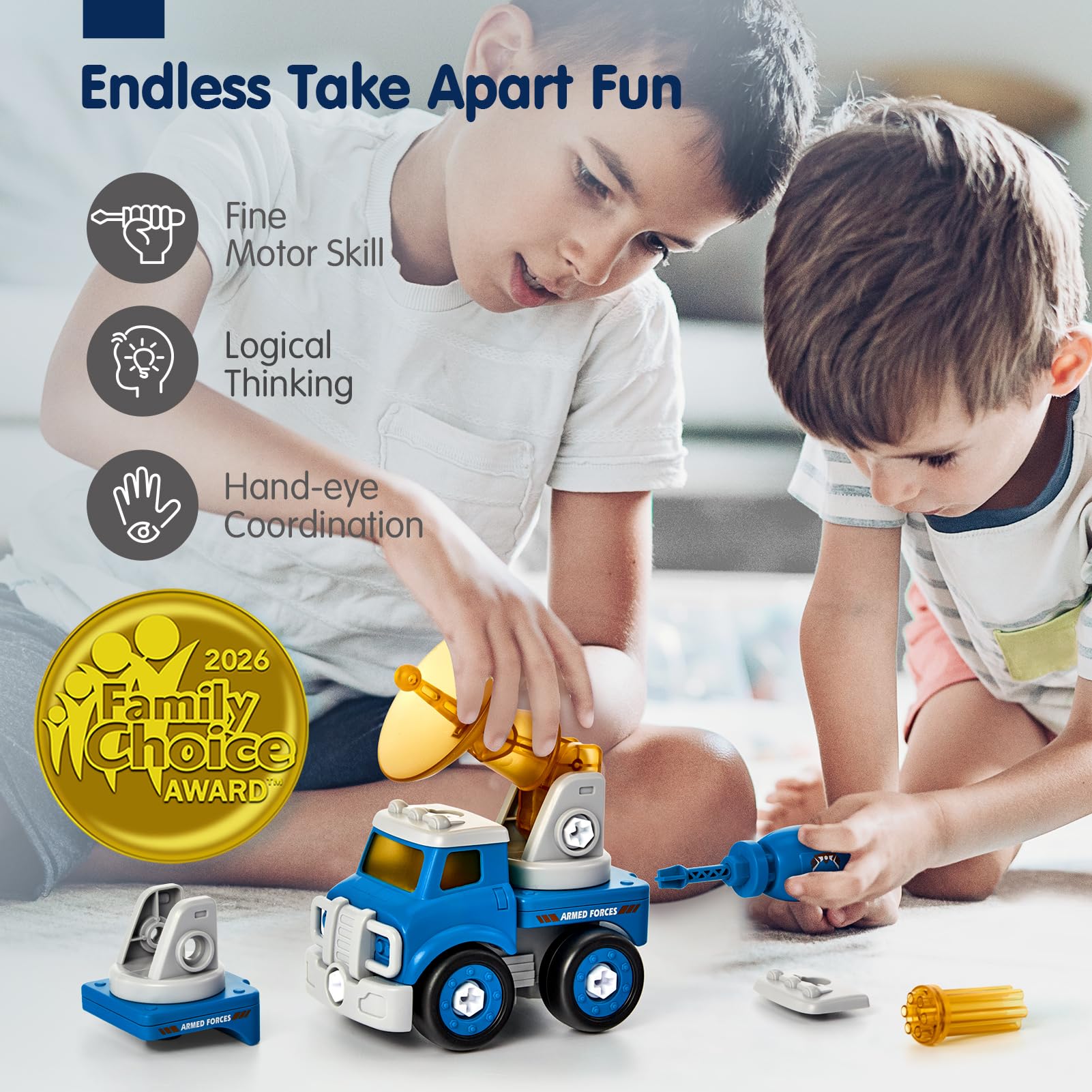 Hahaland child-safe screwdriver supports fine motor skills