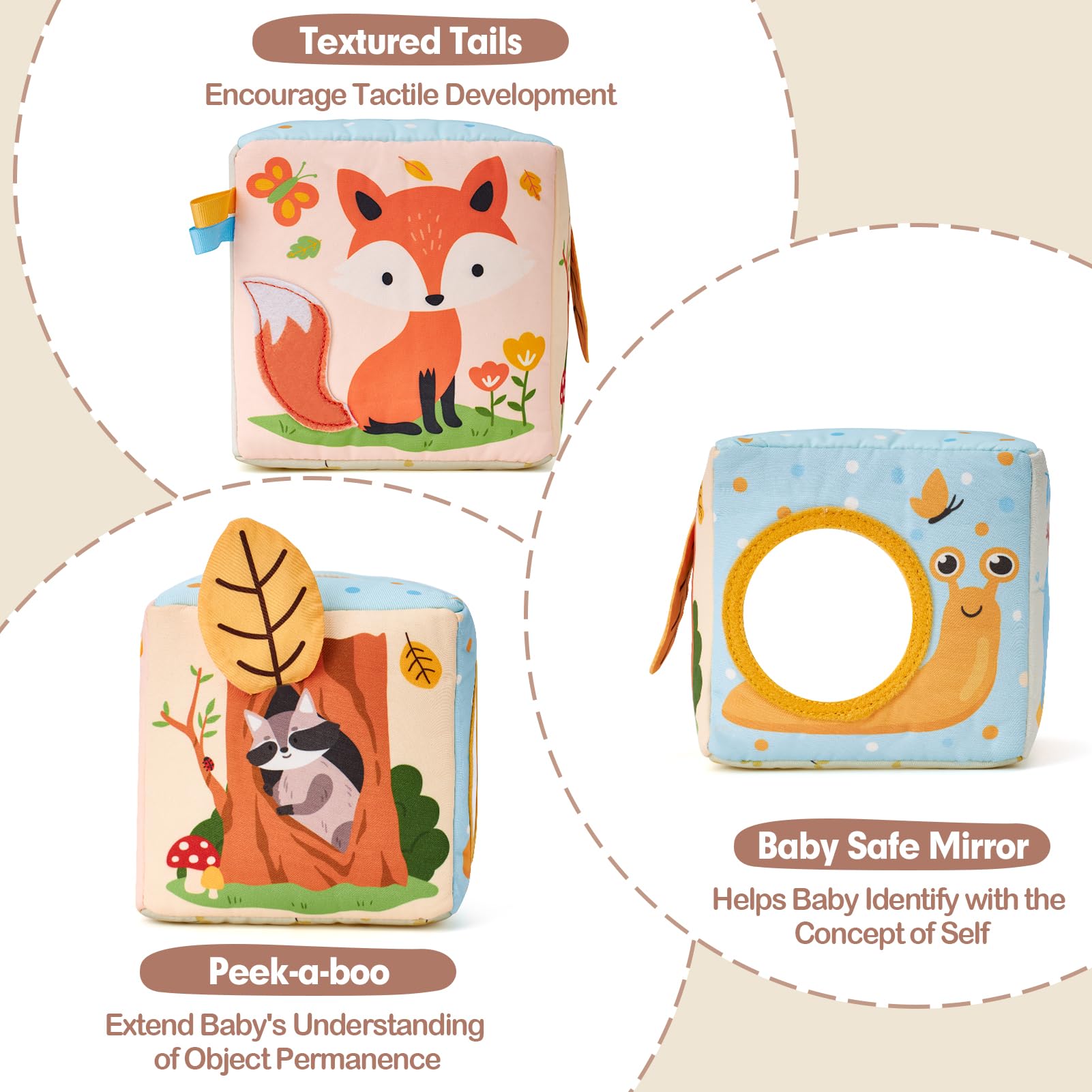 Hahaland crinkle tissue texture detail for auditory sensory stimulation
