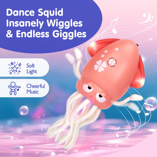 Hahaland Dancing Squid Toy sparks crawling exploration with auto direction changes