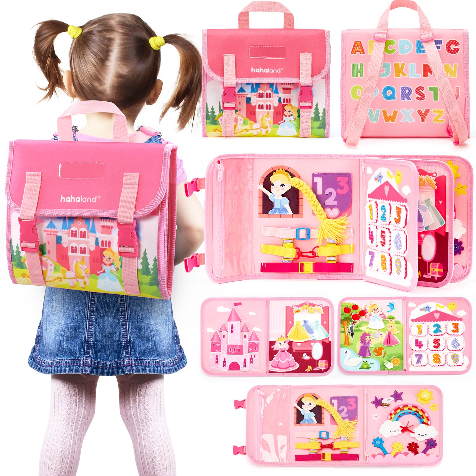 hahaland learning-to-dress boards encourage dressing skills and practical problem solving.
