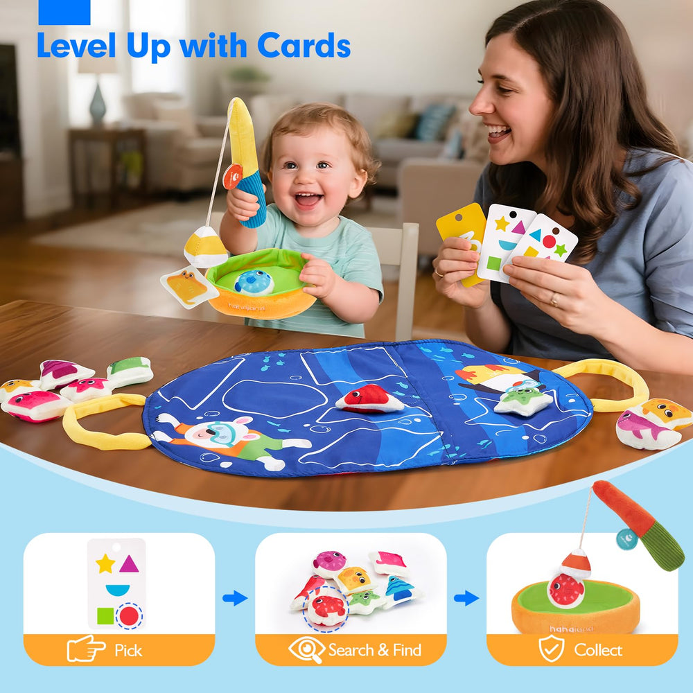 Hahaland two baskets organize catch-and-sort activities