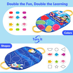 Hahaland fishing rods with rattle engage toddlers during play