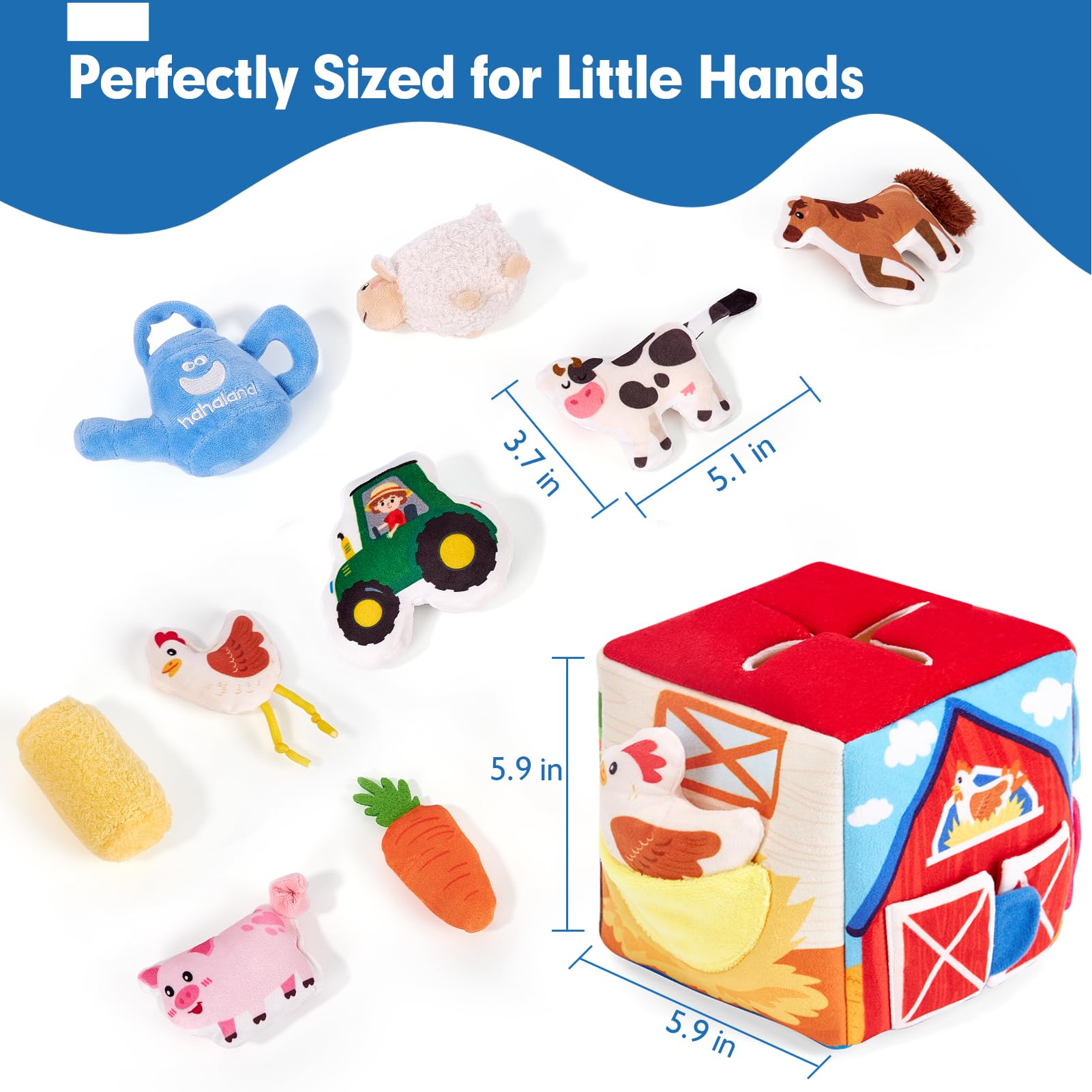 Hahaland peekaboo discovery box sparks curiosity during play