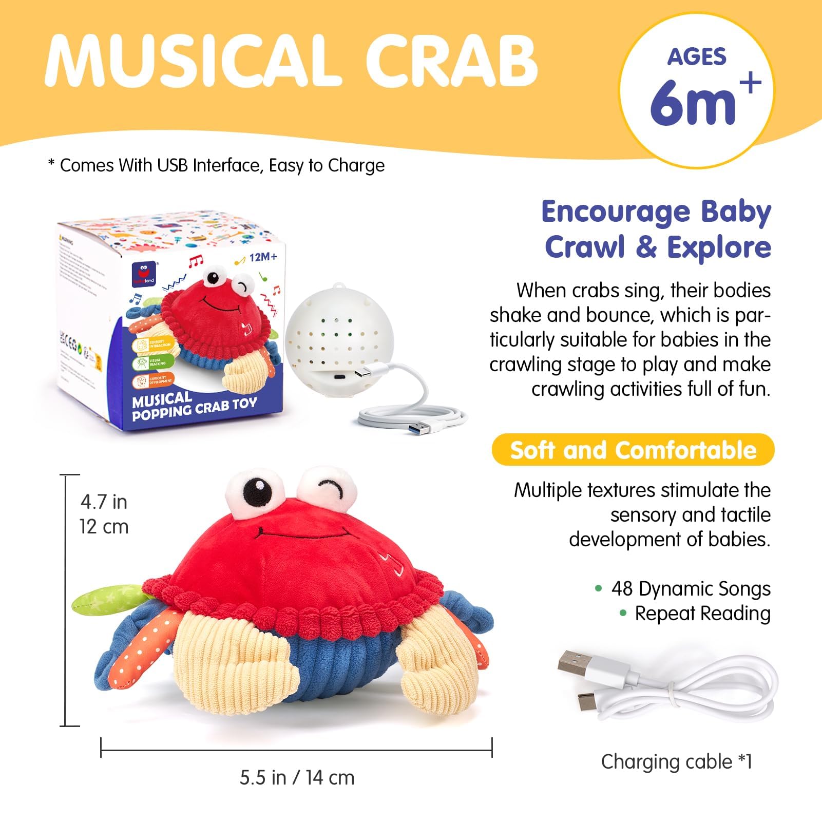 Hahaland perfect gift for infants 6+ months during holidays and birthdays.