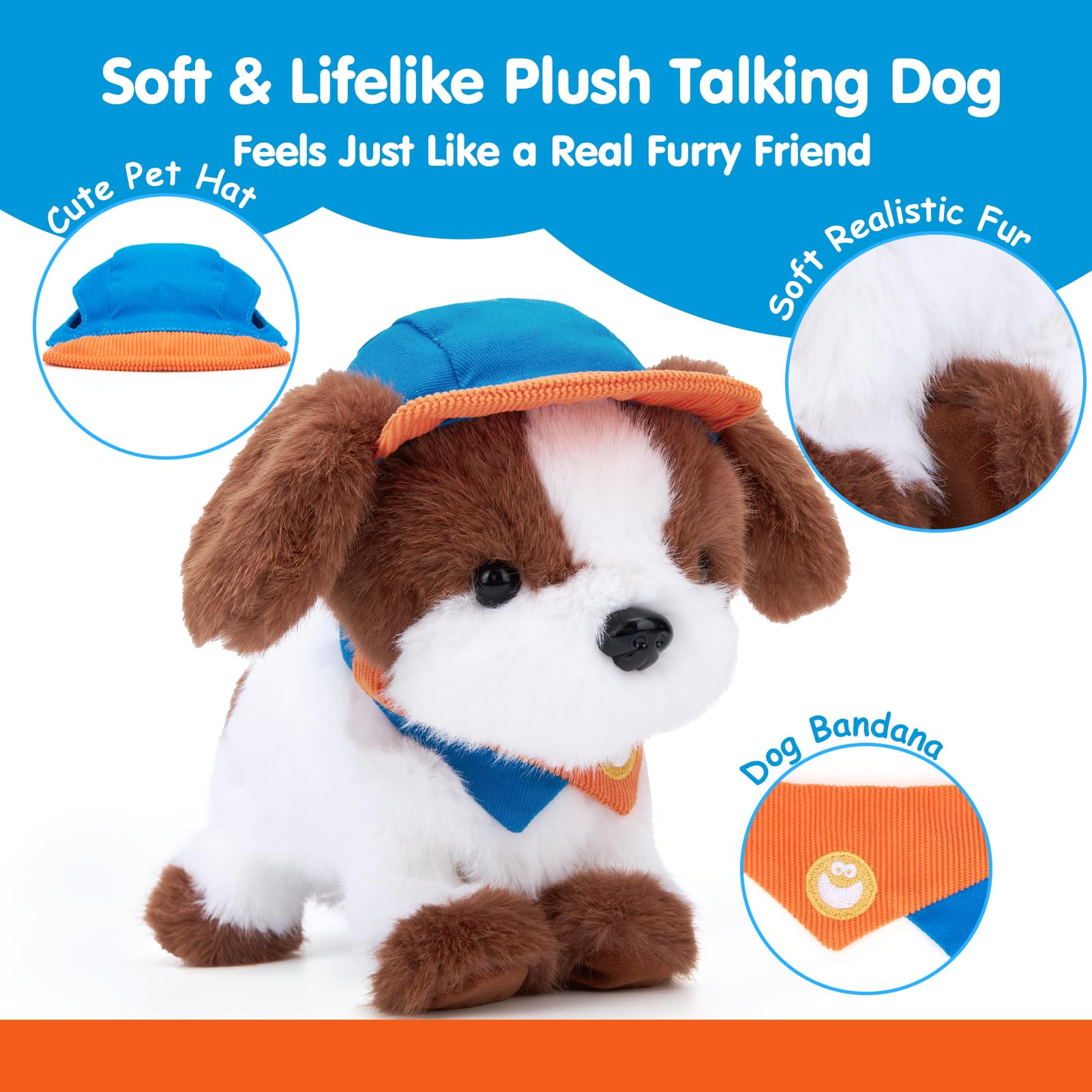 Hahaland Robot Dog makes a delightful gift for ages 3-8