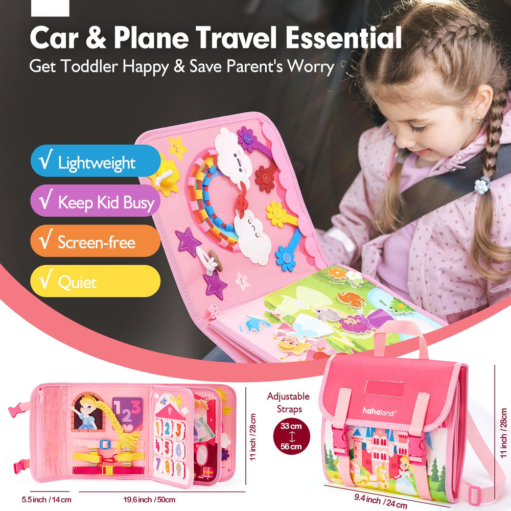 hahaland safe materials felt panel highlights soft, durable construction for little hands.