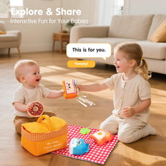 Hahaland shake cake toy creates motion and rhythm to support motor skills