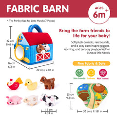 Hahaland Surprise Barn mirror promotes self-discovery during pretend play