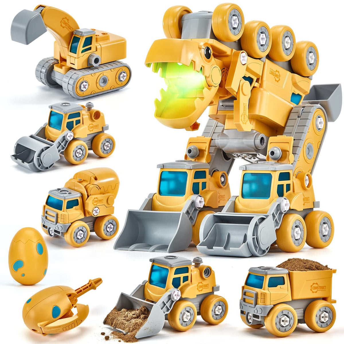 Hahaland take apart dinosaur assembly for hands-on coordination and problem-solving.