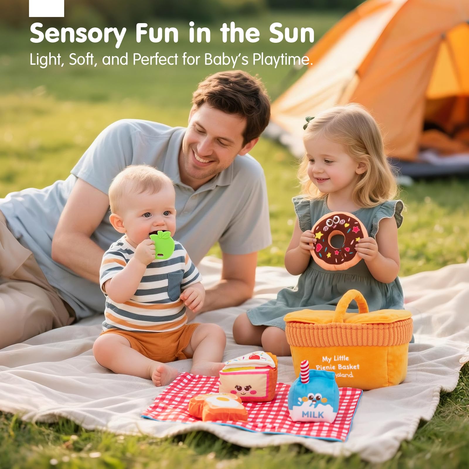 Hahaland teether safely soothes gums during teething and play