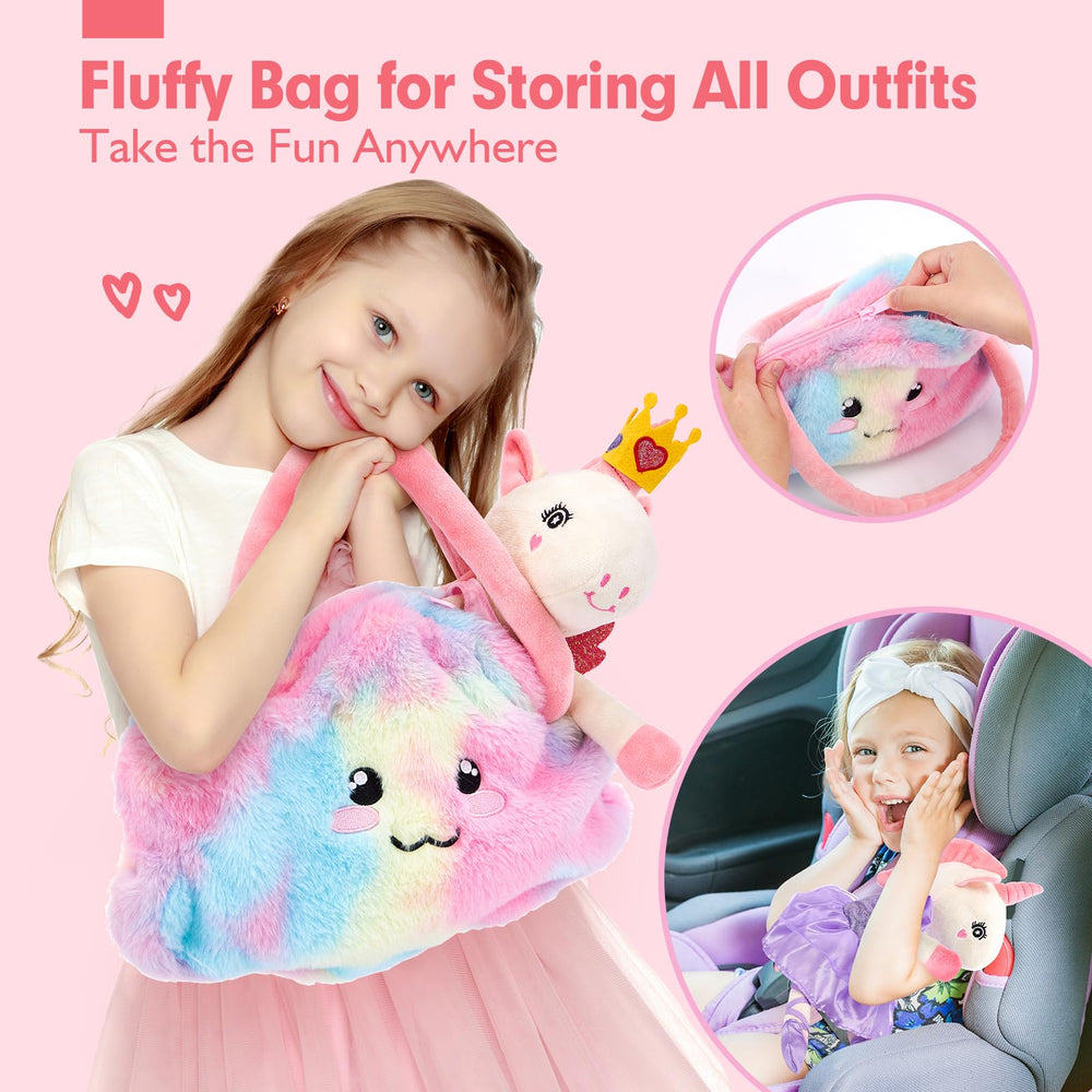 Hahaland unicorn accessories set for coordinated pretend play.