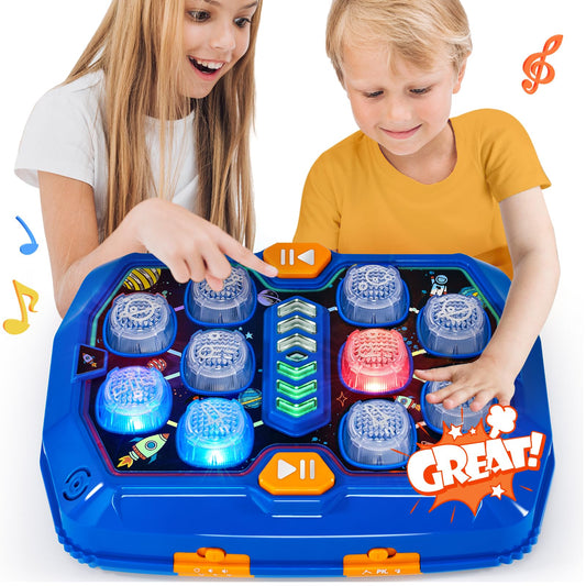 Hahaland Whack-a-Mole front view highlights a safe, sturdy design for active play