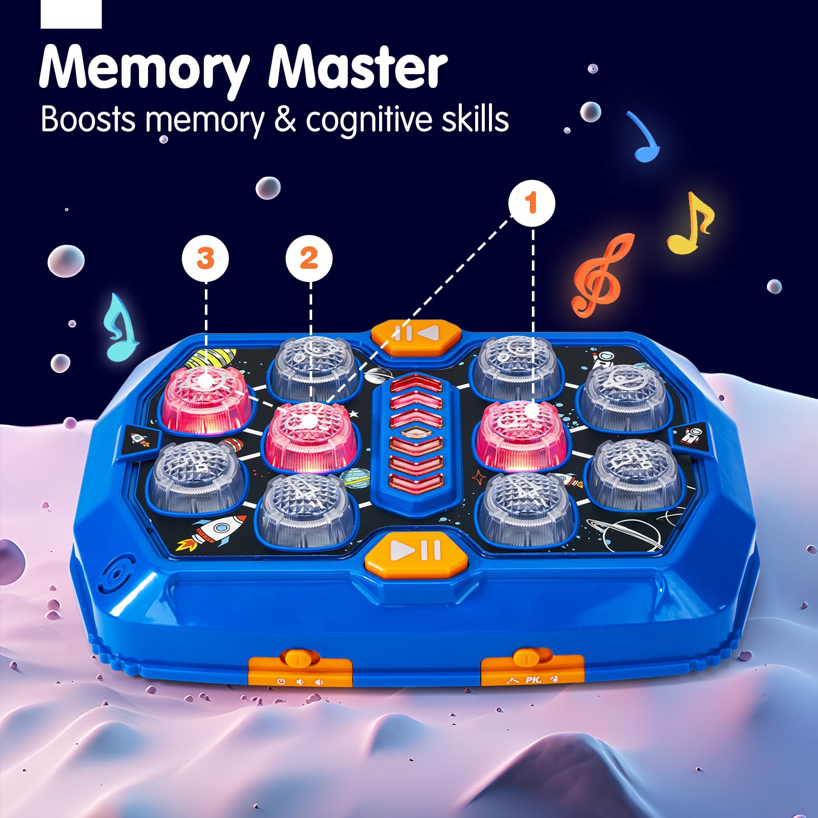 Hahaland Whack-a-Mole memory sequence mode showcases collaborative brain-teasing play