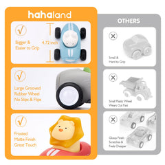 Hahaland wide base design increases stability on floors and mats