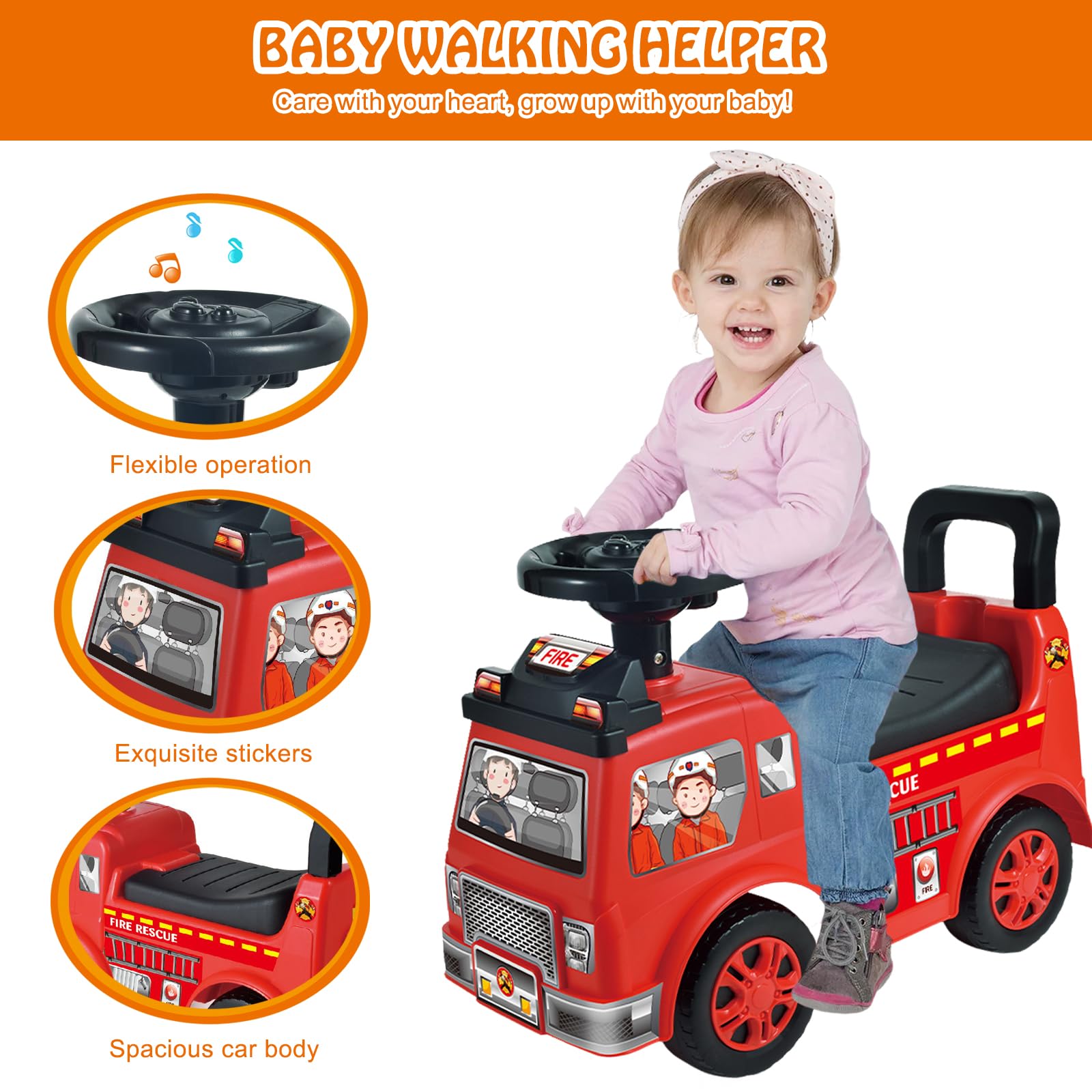 HAHONIA four-wheel stability design supports balanced rides on varied surfaces