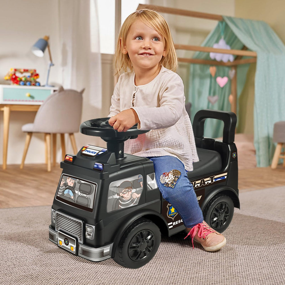 HAHONIA compact size fits small spaces while offering real ride-on fun