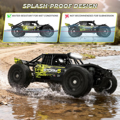 HAIBOXING 1:18 Desert Off-Road Truck 2.4GHz remote enables interference-free multiplayer driving