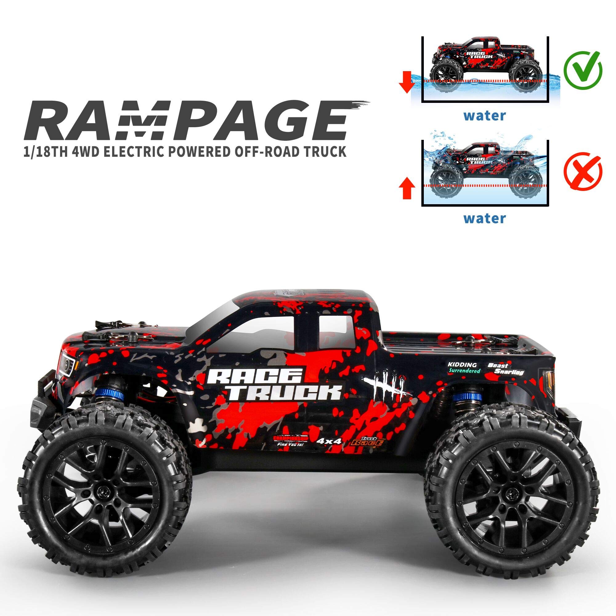 HAIBOXING 1:18 all-terrain RC car USB charger for quick recharges