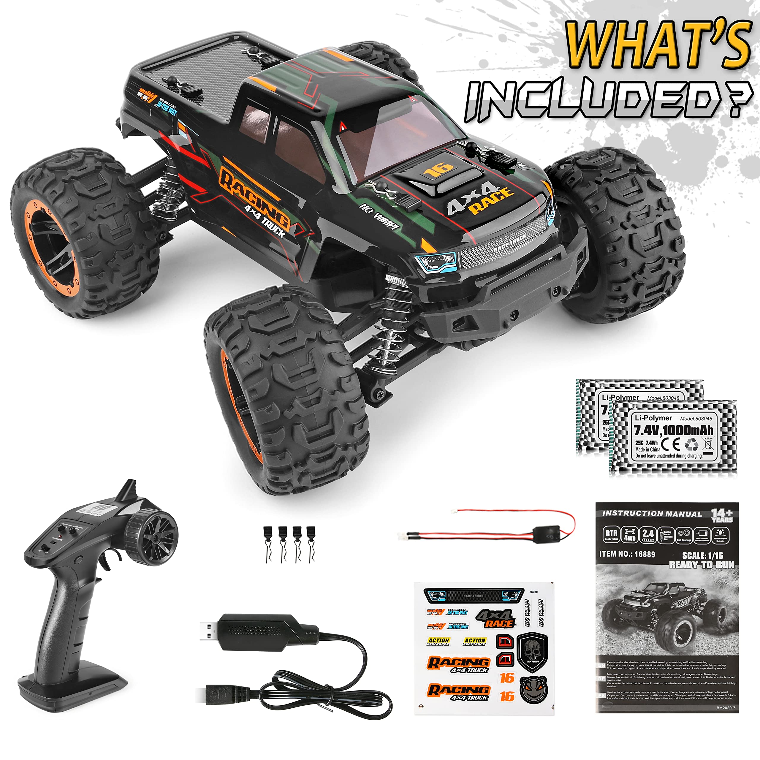 HAIBOXING 16889 waterproof electronics for all-weather RC adventures