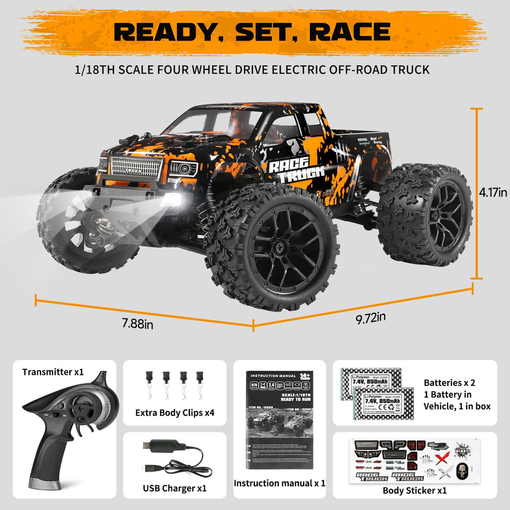 HAIBOXING 18859 chassis detail reveals reinforced frame and durability