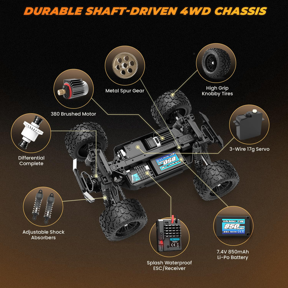 HAIBOXING 18859E LED headlights illuminate trails for better visibility