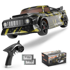 HAIBOXING 2196 drift car front view highlighting agile steering for beginners