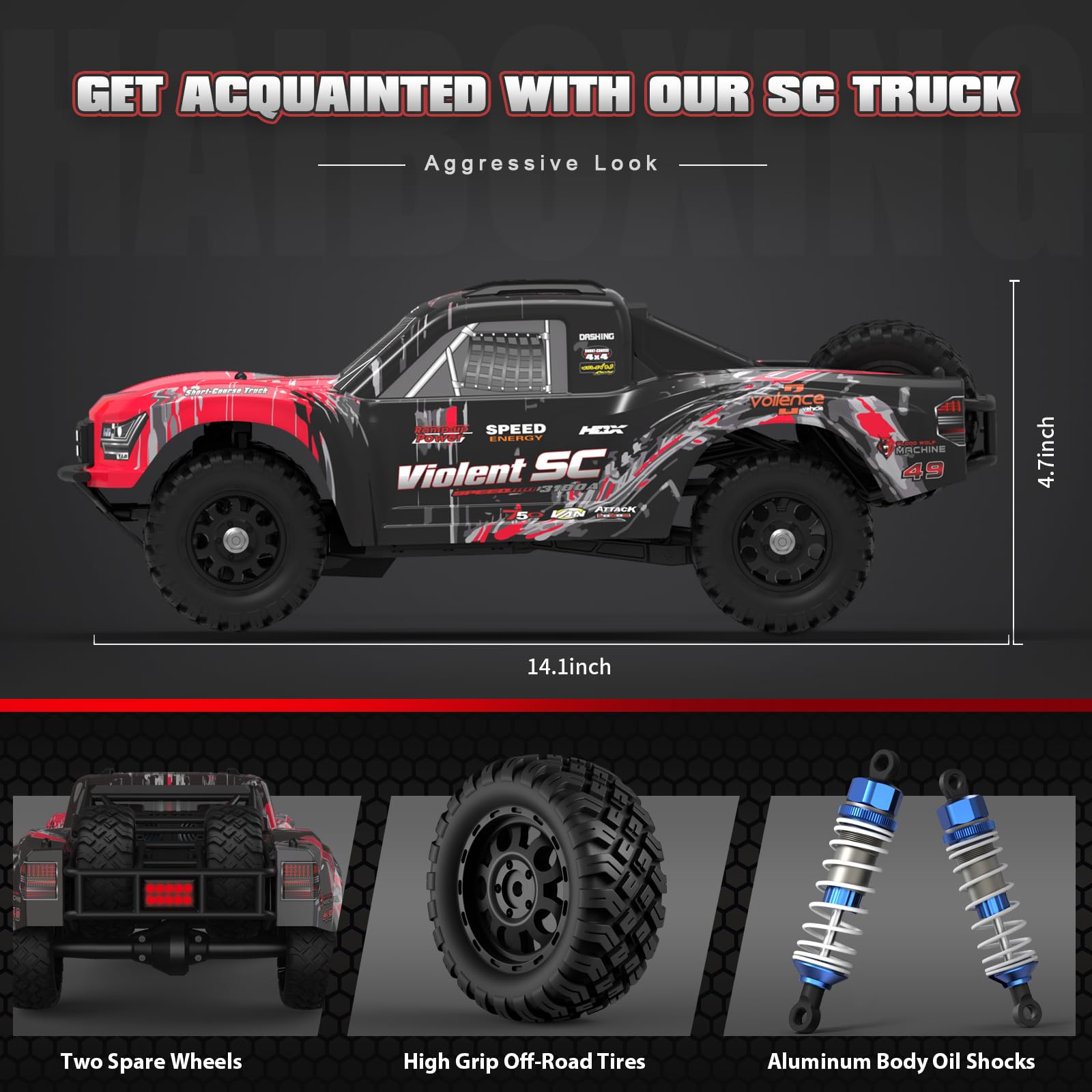HAIBOXING 3100A chassis detail reveals durable PA body and metal components.