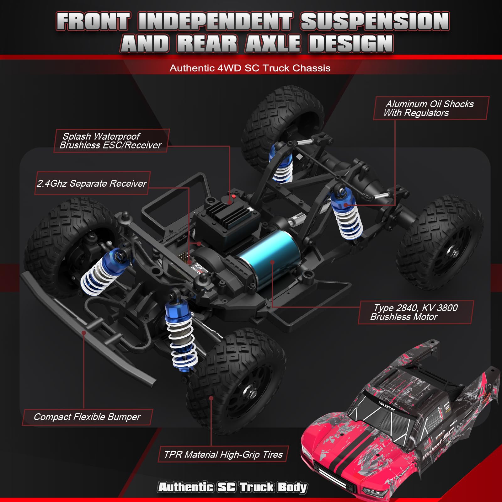 HAIBOXING 3100A side profile showcases compact scale and agile handling.