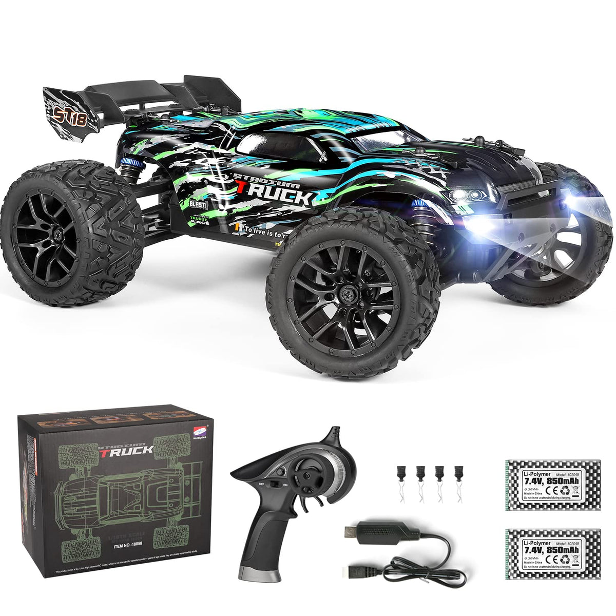 HAIBOXING Hailstorm side view, rugged off-road design for adventure