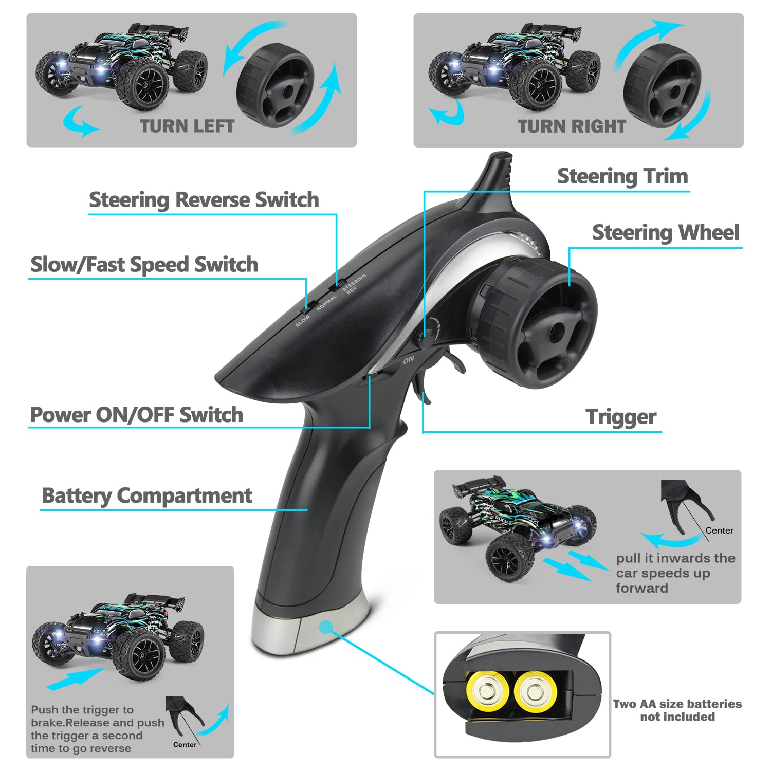 HAIBOXING Hailstorm suspension system, smooth handling and control
