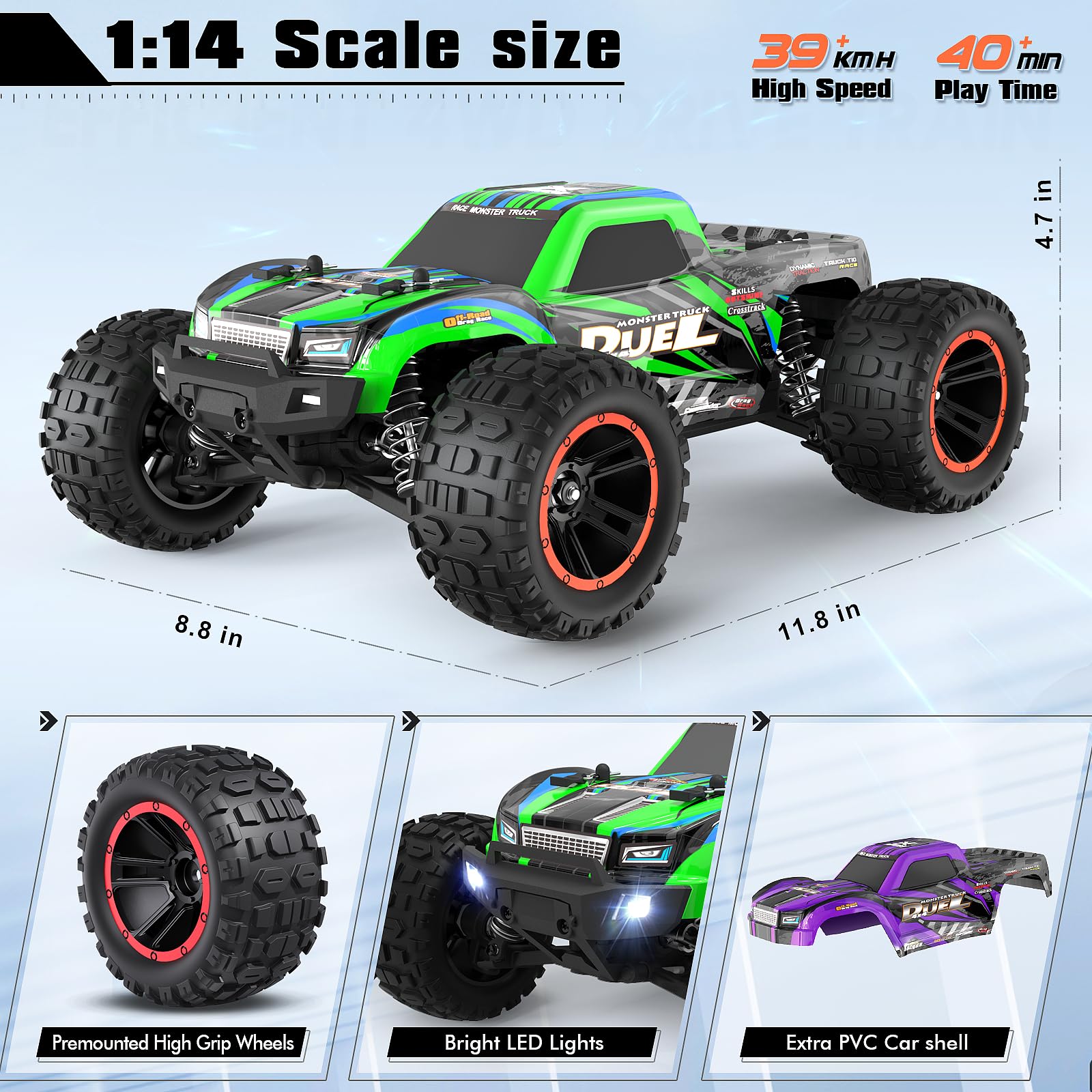 HAIBOXING HBX2105 interchangeable shells show easy customization and style changes.
